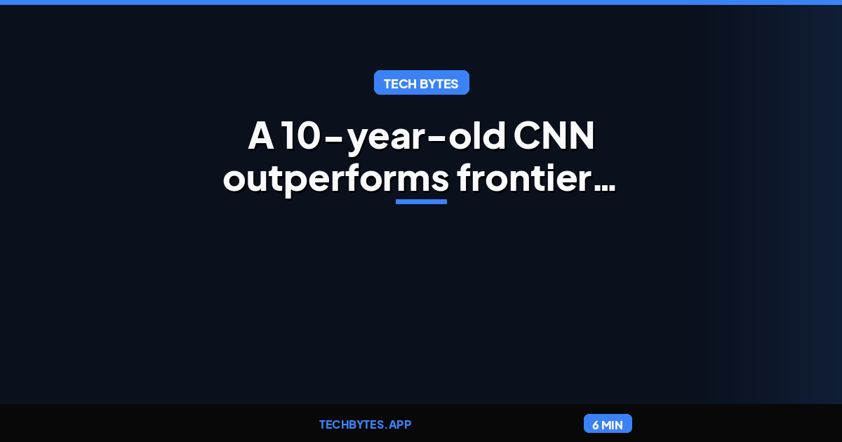 A 10-year-old CNN outperforms frontier LLMs for skin cancer diagnosis