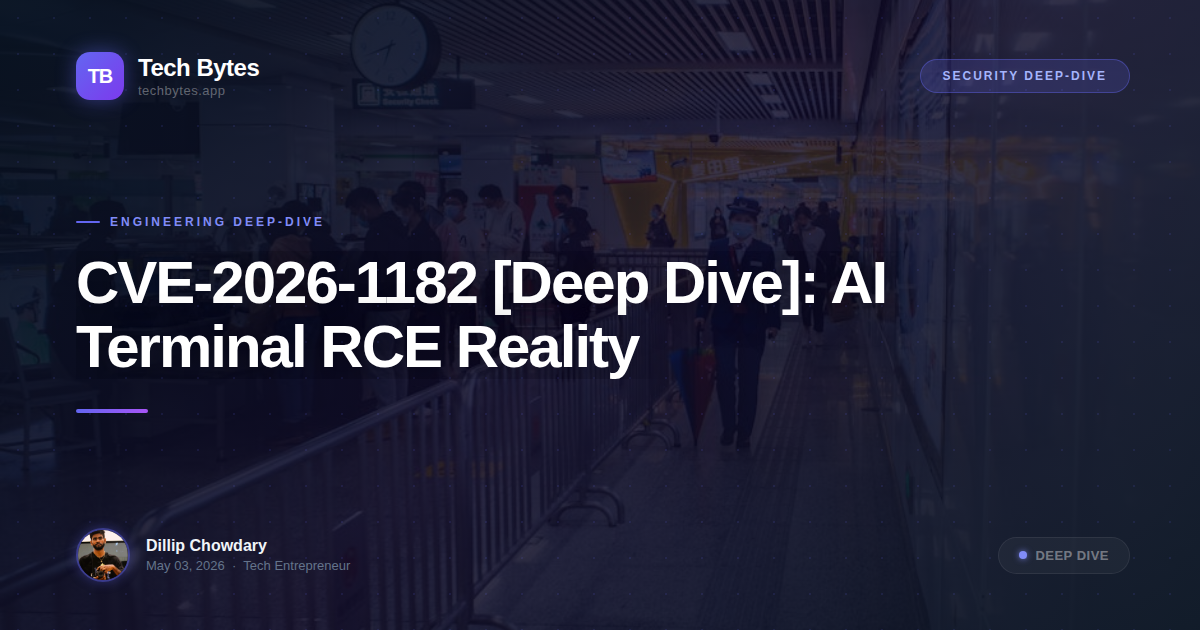 CVE-2026-1182 [Deep Dive]: AI Terminal RCE Reality