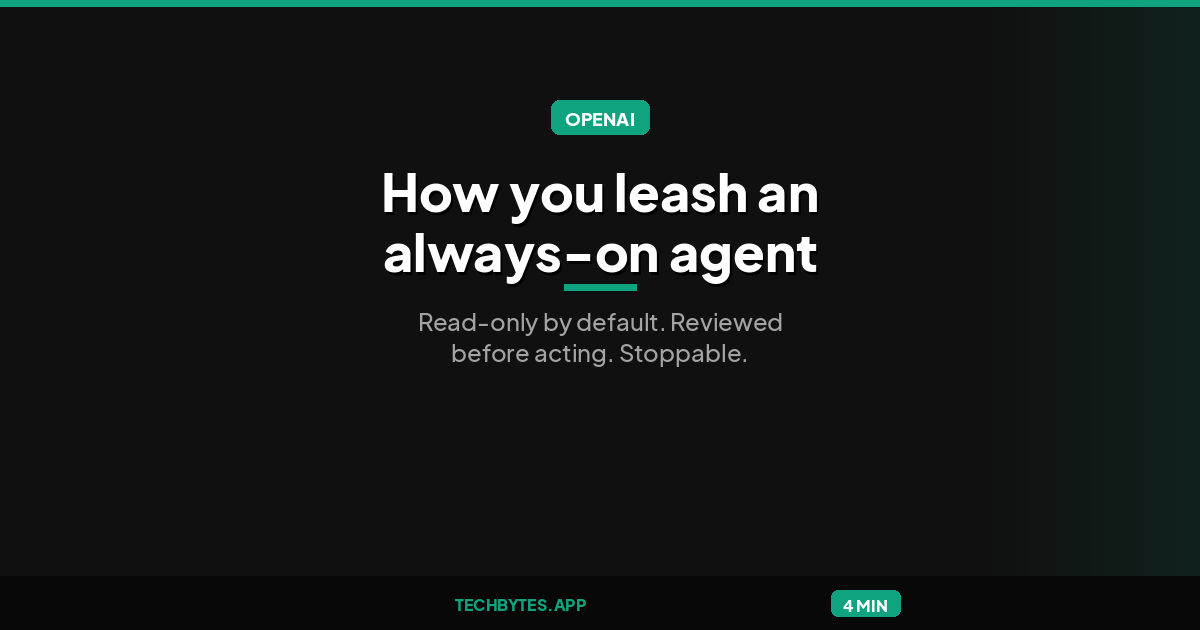 OpenAI Dots Safety: Auto-Review, Read-Only Research, Kill Switches