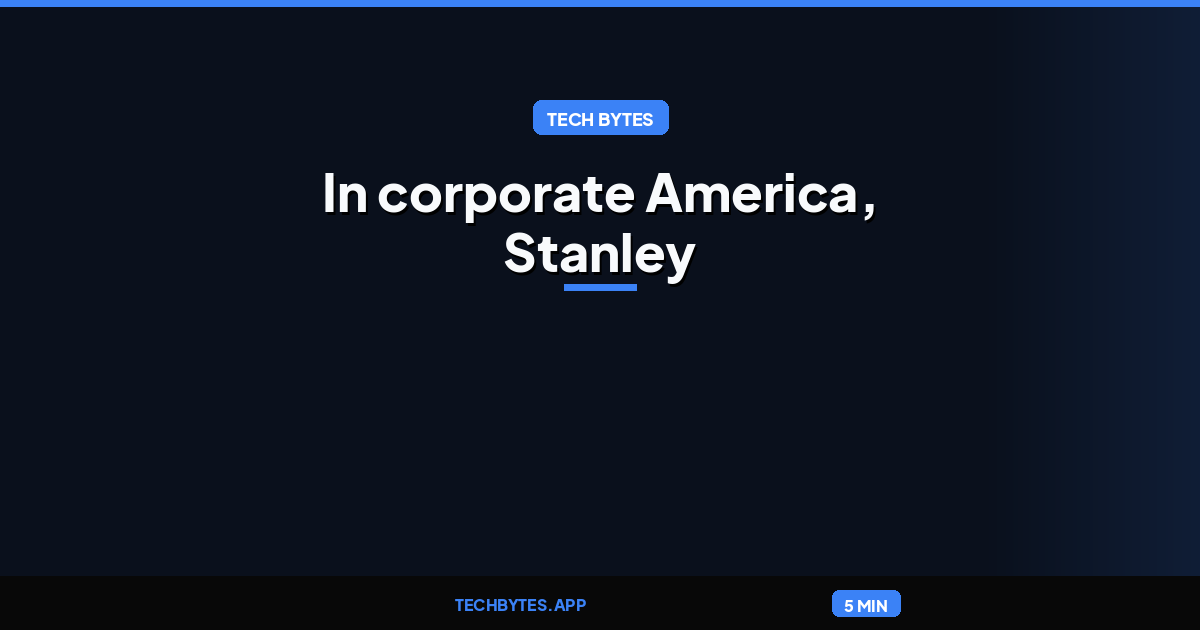 Taking a swing at a pickleball startup: In corporate America, Stanley