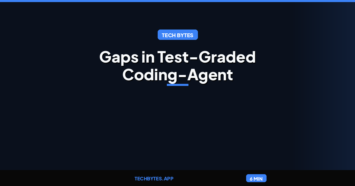 What the Specification Did Not Say: Gaps in Test-Graded Coding-Agent