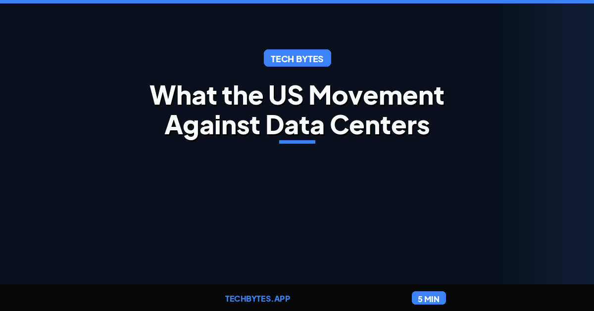 What the US Movement Against Data Centers Can Learn From Abroad