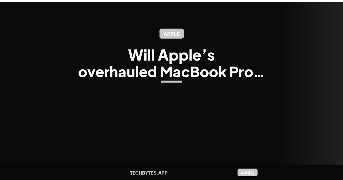 Will Apple’s overhauled MacBook Pro finally offer 5G cellular support?